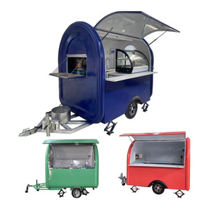 2024 HANYI Machines alimentaires de rue pour le commerce des petites entreprises camion de crème glacée Hot Dogs chariot chariot <span class=keywords><strong>à</strong></span> café barres mobiles Mini camion de nourriture - Product Image 2