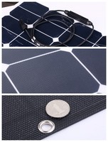 Panneau solaire semi-flexible monocristallin ETFE Sunpower 12/24V 150W 180W 200W 300W 420W pour camping-car, camping et marine, compatible OEM