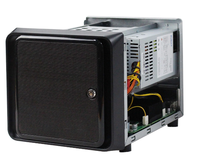 Serveur de stockage en réseau NAS Mini ITX avec baie de disque dur 3,5 pouces à échange à chaud, 4 pièces, OEM ODM personnalisé, ordinateur PC IPFS