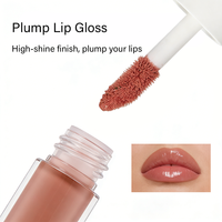 Mini gloss à lèvres personnalisé avec logo, fournisseur de gloss à lèvres de haute qualité, végan, imperméable, longue tenue, non décolorant, rouge à lèvres liquide hautement pigmenté