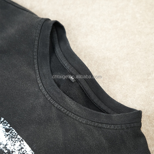 Hot Sale Men's Summer <strong>Custom</strong> <strong>Sun</strong> Faded t <strong>Shirt</strong> Boxy Oversized DTG Printing Graphic Drop Shoulder t <strong>Shirts</strong> - Product Image 5