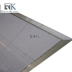 White Dance Floor Wedding Dance Floor with Aluminum Edges Detachable Easy to Installation - Product Image 4