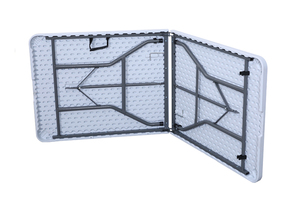 Table pliante d'extérieur carrée de 6 pieds, table de fête, table pliante en plastique, vente chaude - Product Image 6