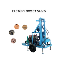Mini perceuse portative de trou de forage de la machine profonde 100m 200m 300m pour la plate-forme de forage de noyau de fourrage de forage d'eau avec le composant de moteur