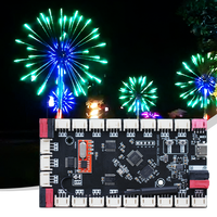 Contrôleur LED programmable couleur pleine LED WS2812B Lededit 12 ports 12 canaux 200 pixels/canal pour motifs de feux d'artifice et cartographie de texte