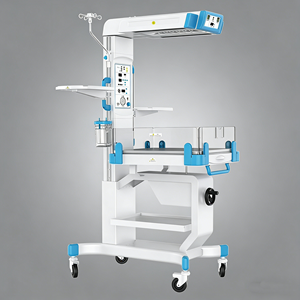 Mesa de Reanimación Neonatal, Calentador Radiante para Bebés Recién Nacidos con Unidad de Fototerapia - Product Image 1