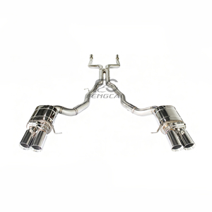 Sistema di scarico a schiena con gatto in acciaio inossidabile per BMW 650/650i F06 F12 F13 Alpina B6 <span class=keywords><strong>N63</strong></span> 4.0T 2011-2017 SS304 marmitta di scarico posteriore con gatto - Product Image 4