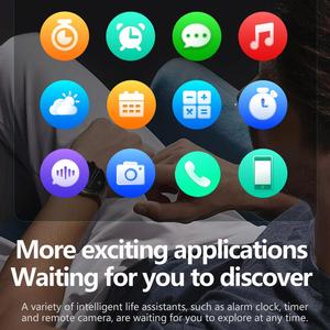 Tk65 Thiết bị đeo Vòng đeo tay Android tập thể dục thông minh đồng hồ 2025 nhịp tim máy bơm không khí huyết áp sức khỏe thông minh sang trọng đồng hồ - Product Image 5
