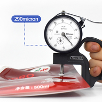 Sac d'emballage imprimé personnalisé de recharge de savon liquide Doypack de détergent automobile de 500ml pochette à bec pour détergent à lessive
