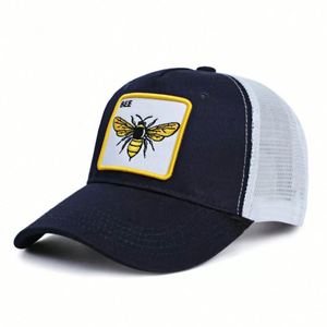 Gorras de Béisbol Personalizadas al por Mayor de Fábrica con Logotipo Bordado, Gorras Trucker de 5 Paneles con Malla y Bordado de Animales - Product Image 4