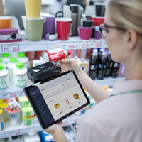 Terminal de point de vente mobile SUNMI V3 MIX Android 13, tablette 10,1 pouces, caisse enregistreuse, imprimante thermique intégrée de 80 mm pour les distributeurs B2B