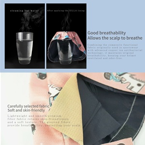 Revestimiento de casco de seguridad invisible antibacteriano de fibra de cobre lavable y fácil de instalar Xilla a la venta - Product Image 5