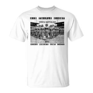 Camiseta Six Triple Eight 6888th Battalion Wac Black Women's Army Corps para adultos, unisex, cuello redondo, manga corta, estampada en serigrafía - Product Image 1