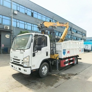 <span class=keywords><strong>Grue</strong></span> à flèche hydraulique pliante Isuzu KV600 de 6 tonnes avec grappin à briques, <span class=keywords><strong>grue</strong></span> montée sur <span class=keywords><strong>camion</strong></span> <span class=keywords><strong>benne</strong></span> 4x2 à vendre - Product Image 2