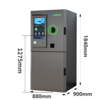 Distributeur automatique inversé commercial (RVM) | Collecteur de bouteilles de boissons automatisé avec système de récompense instantanée