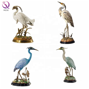 Europäisches Porzellan Bronzemontage Kran-Ornamente amerikanische kreative Tier klassische Heimdekoration Handwerk - Product Image 1