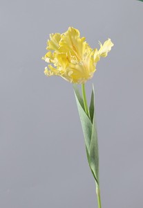Fiore Artificiale Tulipano Pappagallo Singolo con Texture Stampata in 3D, Bouquet Idratante per Progetti di <span class=keywords><strong>Giardinaggio</strong></span> - Product Image 5