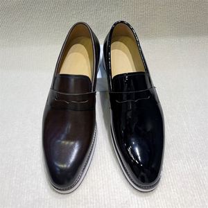 Zapatos de Hombre Hechos a Mano en Cuero Genuino - Calidad Premium, Formales y Casuales, Deportivos, Sin Cordones, para Primavera - Venta al Por Mayor desde China - Product Image 2