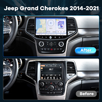Écran de lecteur DVD radio de 11,5 pouces pour Jeep Grand Cherokee 2014-2021, QLED 2K, écran tactile, CarPlay sans fil, Snapdragon665, unité principale