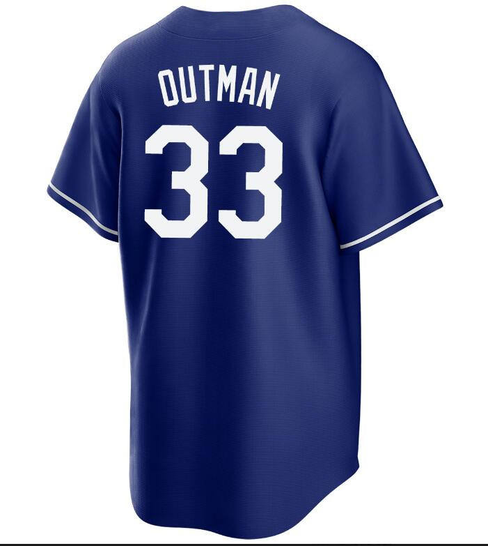 33 James Outman Bleu