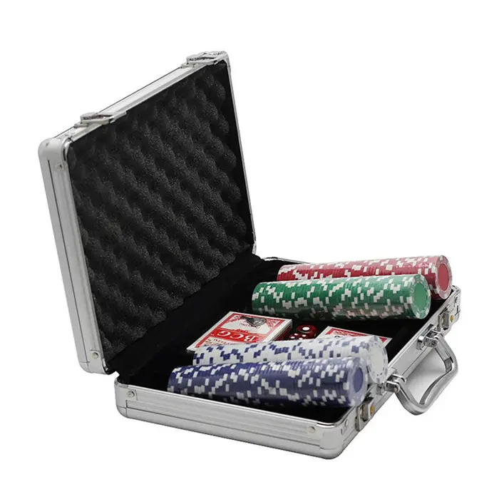 Алюминиевые Чехлы для покерных игральных карт, игральные карты из АБС-пластика, покерные чипы на заказ, 200 шт.