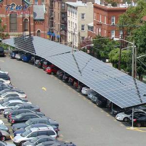 Estructura de Carport Solar Plegable de Aluminio <span class=keywords><strong>para</strong></span> Montaje en Suelo, Impermeable, a Buen <span class=keywords><strong>Precio</strong></span>, con Sistema de Paneles Solares - Product Image 1