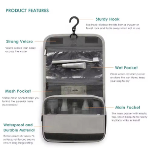 <span class=keywords><strong>Travelsky</strong></span> tendance personnalisé PU sac de rangement étanche organisateurs de maquillage voyage sac cosmétique pour les femmes - Product Image 2