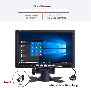<span class=keywords><strong>Monitor</strong></span> Industriale da <span class=keywords><strong>7</strong></span> Pollici Montabile a Parete, Schermo IPS, Display VGA AV TFT, Piccolo <span class=keywords><strong>Monitor</strong></span> LCD in Plastica - Product Image 5