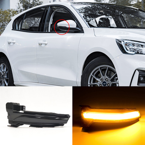 Accessoire de signalisation pour Ford <span class=keywords><strong>Focus</strong></span> 4 <span class=keywords><strong>MK4</strong></span>, clignotant, miroir latéral, indicateur lumineux, 2019 2020, 2 pièces - Product Image 1