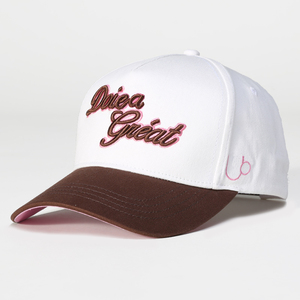 Gorra de Béisbol de 5 Paneles de Gamuza de Alta Calidad con Parche Bordado en 3D de Dos Tonos y Logotipo Personalizado, Material de Algodón Lanhai - Product Image 4