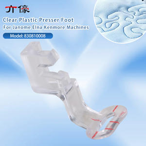 # Prensatelas de Bordado de Plástico Transparente 830810008 (P) para Máquinas de Coser de Bordado Janome, <span class=keywords><strong>Elna</strong></span> y Kenmore, Accesorios - Product Image 1