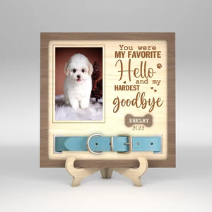 Set regalo sincero personalizzato con cornice commemorativa per cani per onorare il tuo amato amico peloso - Product Image 1