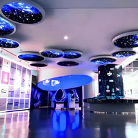 Écran LED circulaire créatif HD pour discothèque, bar, cabine DJ, scène, affichage publicitaire
