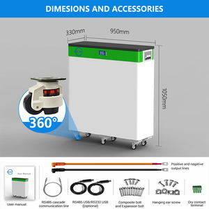 30Kwhリチウム電池インバーター付き51,2V 600Ahバッテリー12ボルト24V Lethium 30 kw - Product Image 5