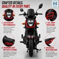 Scooter d'aventure haute performance 150 cm³, refroidissement par air, 4 temps, CVT, moto de ville à essence pour adultes, moto de banlieue