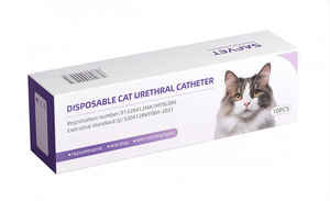 Strip tes kateter urin kucing 1.0mm 1.3mm dapat sekali pakai untuk kateter dokter hewan Tom Cats untuk penggunaan hewan - Product Image 2