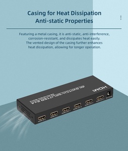 2x4 <span class=keywords><strong>HDMI</strong></span> 4K 60Hz Video-Splitter-<span class=keywords><strong>Switch</strong></span> mit 2 Eingängen und 4 Ausgängen für HDTV mit SPDIF-Audio und 3,5mm-Anschluss - Product Image 5