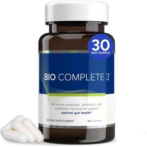 Cápsulas Probióticas y Prebióticas BIO COMPLETE, Éxito <span class=keywords><strong>de</strong></span> Ventas en <span class=keywords><strong>Amazon</strong></span>, Compatible con OEM, 60 Unidades, Mejora la Memoria y el Sueño - Product Image 3