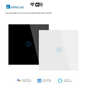 Interruptor de Calentador de Agua WiFi Estándar Europeo E <span class=keywords><strong>WeLink</strong></span>, Resistente al Agua IP26, Control por Voz, Alta Potencia 20A, Panel Táctil de Lujo - Product Image 2