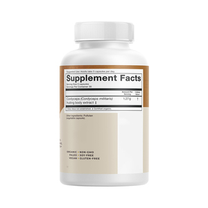 Cápsulas de extracto de Cordyceps Sinensis orgánicas de primera calidad, suplemento de apoyo inmunológico, potenciador de ATP, regeneración <span class=keywords><strong>celular</strong></span>, mujeres embarazadas - Product Image 5