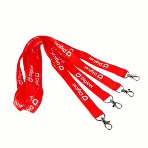 Custom <b>Polyester</b> Material <b>Lanyards</b> Blank Plain Sublimation Printed Rope <b>Lanyards</b> With Logo Custom - Product Image 1