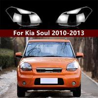 Coque transparente avant pour phare et boîtier de phare pour Kia Soul 2010-2013