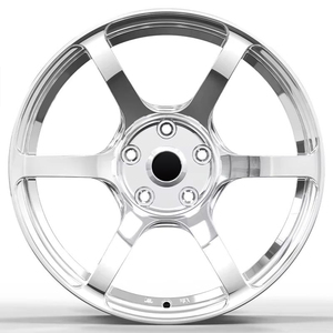 รังสี57DR ล้อและขอบล้อแม็กสีเงินมันวาว18 19 20นิ้ว5X112 5X114.3 5X120สำหรับ Honda Civic Toyota GT86 - Product Image 4