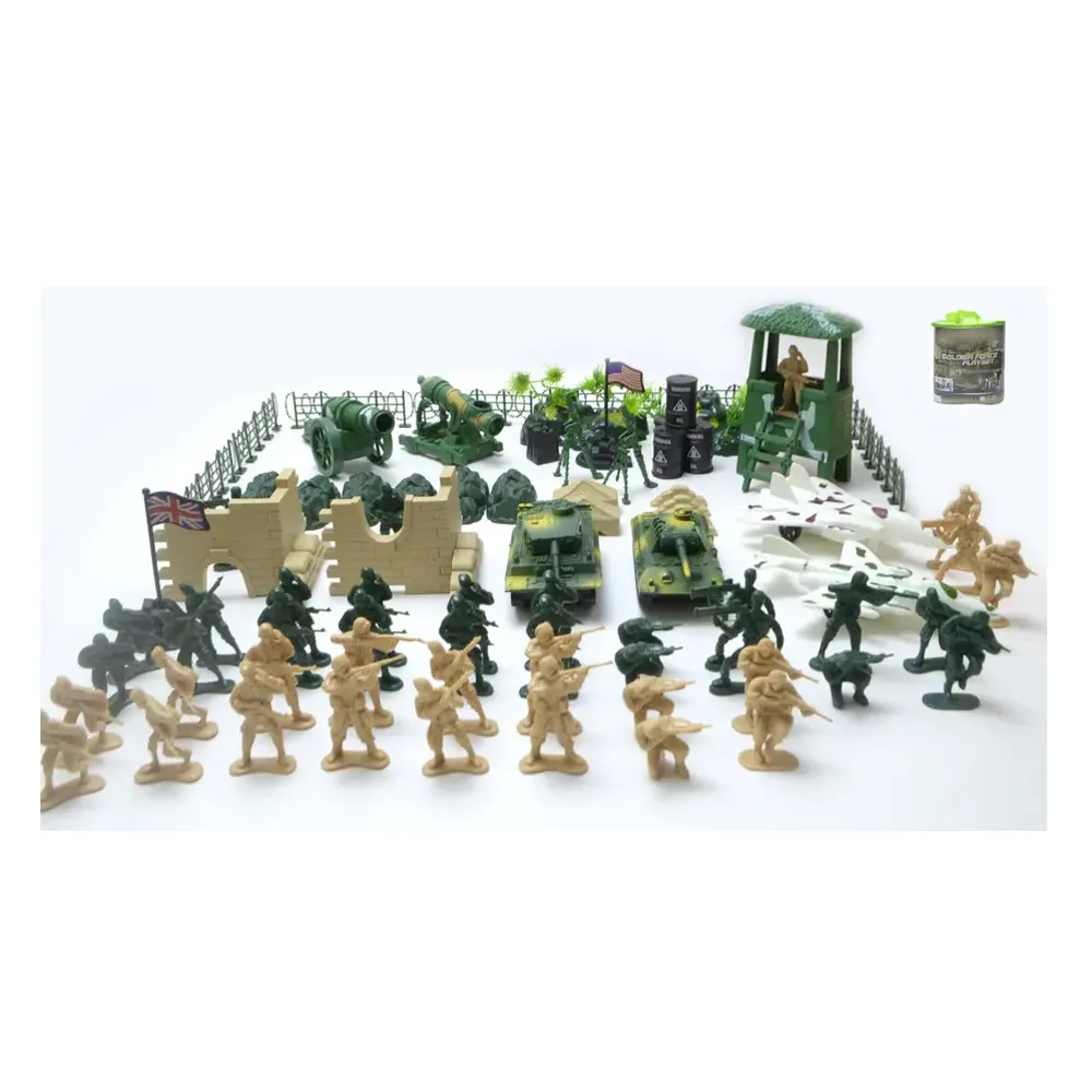 Factory 90pcs Toy Soldiers Military Mini Army Men Play set Toy Gift for Kids