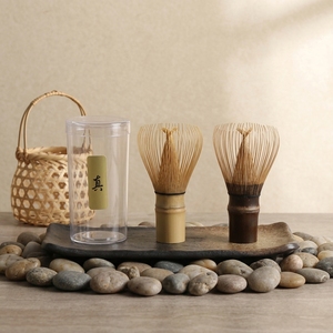 Fouet à café et thé en <span class=keywords><strong>bambou</strong></span> véritable fait main, moderne et simple, pour la préparation du matcha, cérémonie du thé, brosse à mélanger Newell - Product Image 6