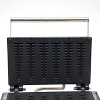 Gaufrier commercial 1500W électrique antiadhésif avec revêtement en téflon 122-572 ℉   Gaufrier réglable pour les fêtes