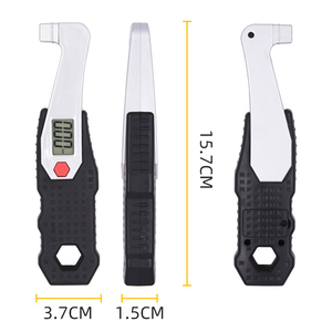 Manomètre numérique portable pour pneus avec écran LCD et rétroéclairage pour voiture, SUV, moto - Product Image 2