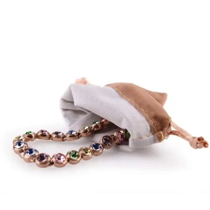 Eastsunshine - Bolsa de Joyería de Gamuza con Cordón, Estilo Personalizable OEM, de Alta Calidad, para Promoción, Elegante, para Pendientes - Product Image 4