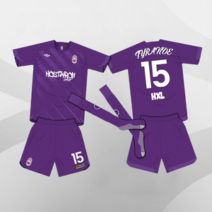 HOSTARON Custom Sublimation Retro Fußball trikot Full Set Atmungsaktive Herren Jugend Custom Fußball Trikot Adult Soccer Uniform Kits - Product Image 1