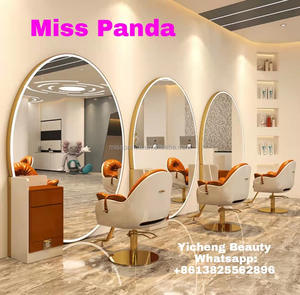 Station de coiffure, <span class=keywords><strong>salon</strong></span> de coiffure, <span class=keywords><strong>salon</strong></span> de beauté, stand au sol, fabrication de miroirs, bon marché - Product Image 2